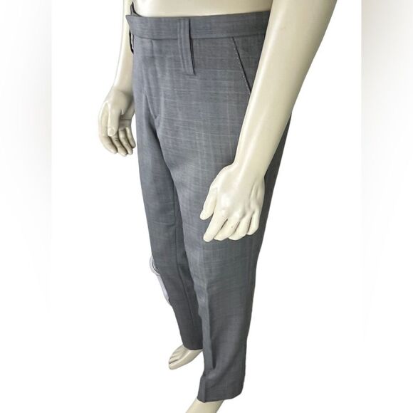 J. Lindeberg F/F Dress Pants in Subtle Gray/Lt Blue/Blk/Tan Plaid Like New Sz 50 - Picture 3 of 12